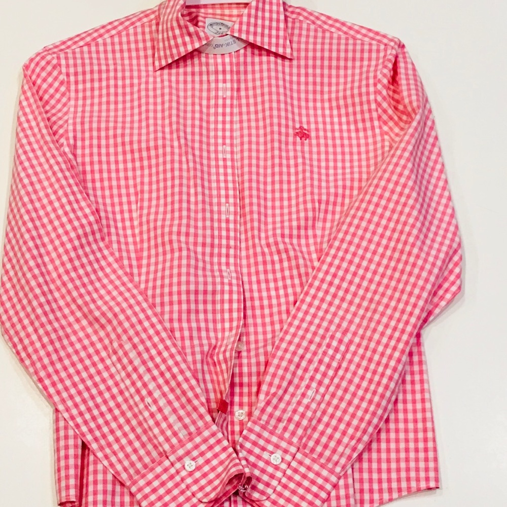 Button down plaid shirt